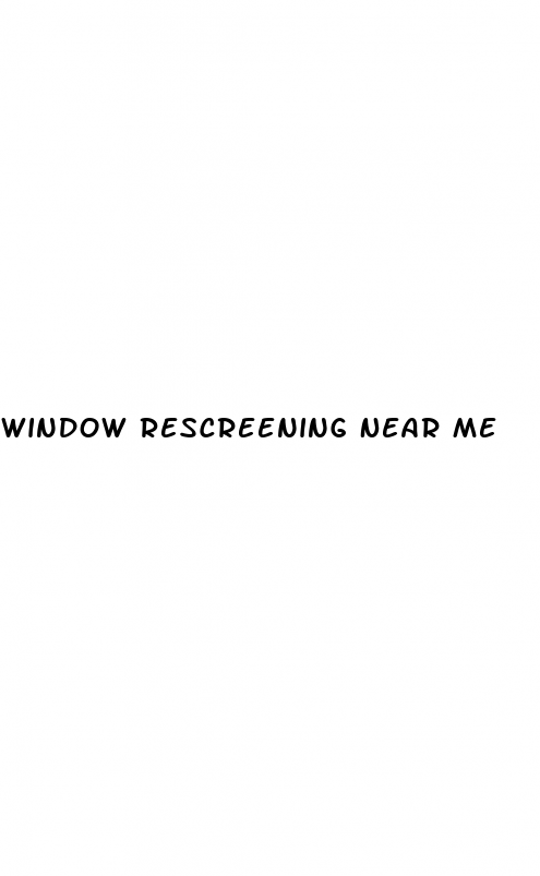 rescreening window screens near me